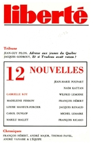 Couverture de Douze nouvelles, Volume 21, numéro 3 (123), mai–juin 1979, p. 3-128, Liberté