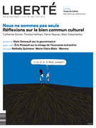 Couverture de Nous ne sommes pas seuls, Numéro 300, été 2013, p. 3-70, Liberté