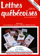 Couverture de Numéro 11, septembre 1978, p. 4-80, Lettres québécoises