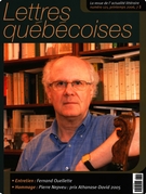 Couverture de Numéro 121, printemps 2006, p. 3-72, Lettres québécoises