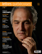 Couverture de Numéro 145, printemps 2012, p. 3-72, Lettres québécoises