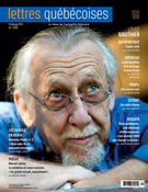 Couverture de Numéro 149, printemps 2013, p. 3-72, Lettres québécoises