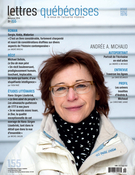 Couverture de Numéro 155, automne 2014, p. 3-68, Lettres québécoises