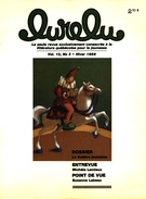 Couverture de Volume 10, numéro 3, hiver 1988, Lurelu