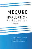 Couverture du numéro 'Volume 46, numéro 2, 2023' de la revue 'Mesure et évaluation en éducation'