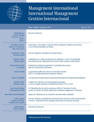 Couverture de Volume 16, numéro 2, hiver 2012, p. 11-183, Management international / International Management / Gestiòn Internacional