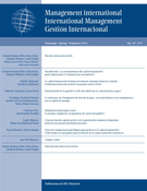 Couverture de Une approche pluridisciplinaire du capital immatériel : vers de nouvelles perspectives ?, Volume 18, numéro 3, printemps 2014, p. 12-120, Management international / International Management / Gestiòn Internacional