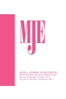 Couverture de Volume 47, numéro 2, spring 2012, p. 147-265, McGill Journal of Education / Revue des sciences de l'éducation de McGill