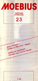 Couverture de Numéro 23, 1984, p. 3-110, Moebius