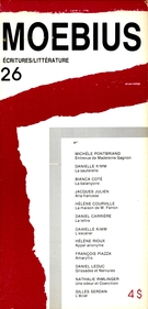 Couverture de Numéro 26, automne 1985, p. 1-129, Moebius