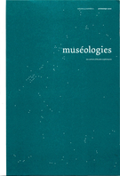 Couverture de Volume 4, numéro 2, printemps 2010, p. 6-139, Muséologies