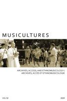 Couverture du numéro 'Volume 52, 2025' de la revue 'MUSICultures'
