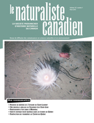 Couverture de Volume 137, numéro 1, hiver 2013, p. 2-71, Le Naturaliste canadien