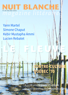 Couverture de Numéro 143, été 2016, p. 3-66, Nuit blanche, magazine littéraire