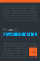 Couverture de Volume 47, numéro 1, 2018, p. 1-205, Revue de psychoéducation