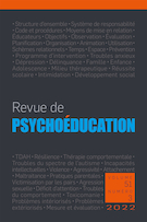 Couverture du numéro 'Des communautés bienveillantes pour soutenir le bien-être des enfants et des familles' de la revue 'Revue de psychoéducation'