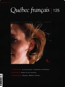 Couverture de Numéro 125, printemps 2002, p. 1-111, Québec français