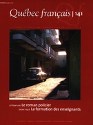 Couverture de Le roman policier, Numéro 141, printemps 2006, p. 1-119, Québec français