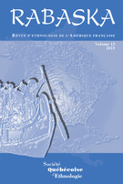 Couverture de Présence de Marius Barbeau, Volume 13, 2015, p. 8-378, Rabaska