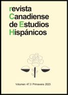 Couverture du numéro 'Volume 47, numéro 3, printemps 2023' de la revue 'Revista Canadiense de Estudios Hispánicos'