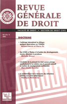 Couverture de Volume 32, numéro 4, 2002, p. 847-1047, Revue générale de droit