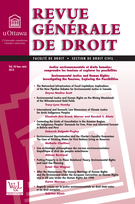 Couverture de Justice environnementale et droits humains : comprendre les tensions et explorer les possibilités, Volume 43, numéro hors-série, 2013, p. 7-419, Revue générale de droit