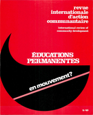 Couverture de Éducations permanentes en mouvement ?, Numéro 9 (49), printemps 1983, p. 3-235, International Review of Community Development / Revue internationale d’action communautaire