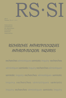 Couverture de Recherches anthropologiques, Volume 32, numéro 1-2-3, 2012, p. 3-296, Recherches sémiotiques / Semiotic Inquiry