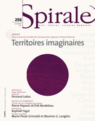 Couverture de Territoires imaginaires, Numéro 250, automne 2014, p. 3-79, Spirale