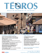 Couverture de Tourisme en Amérique latine, Volume 33, numéro 2, 2014, Téoros