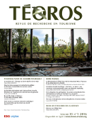 Couverture de Tourisme noir ou sombre tourisme ?, Volume 35, numéro 1, 2016, Téoros