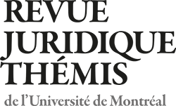 Logo pour Revue juridique Thémis de l’Université de Montréal