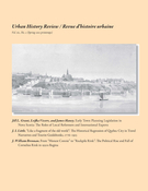 Couverture de Volume 40, numéro 2, spring 2012, p. 3-55, Urban History Review / Revue d'histoire urbaine