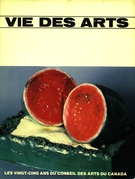Couverture de Volume 27, numéro 107, été 1982, p. 12-96, Vie des arts